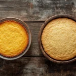 Side-by-side comparison of Northern cornbread and Southern cornbread