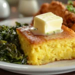 Cornbread served with classic Southern dishes