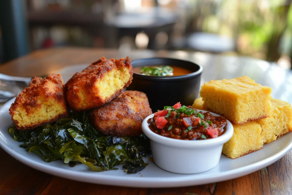 Cornbread served with classic Southern and Northern pairings.