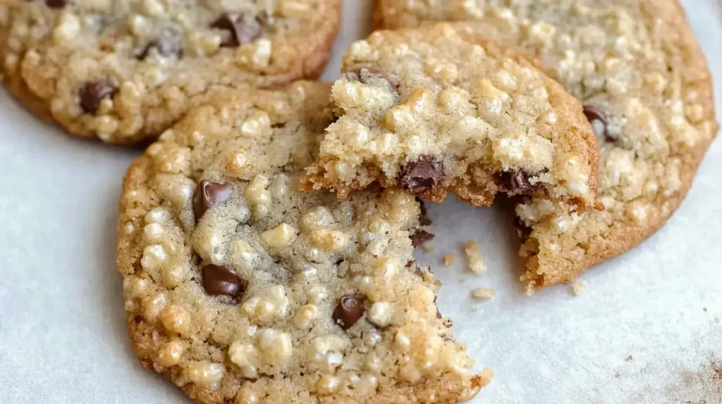 rice crispy chocolate chip cookies