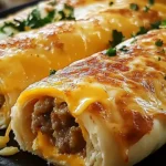 Sausage Egg and Cheese Breakfast Roll