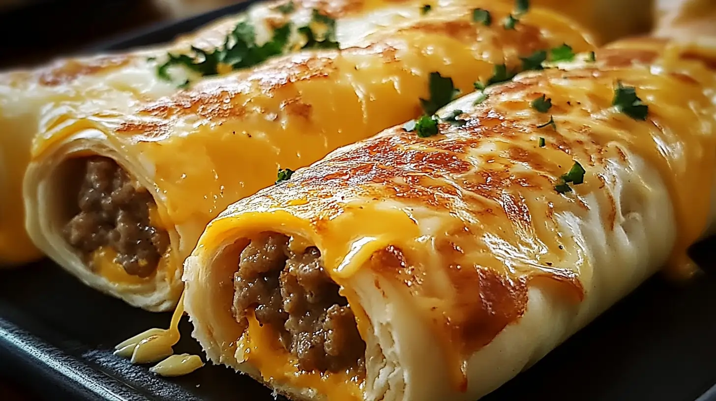 Sausage Egg and Cheese Breakfast Roll